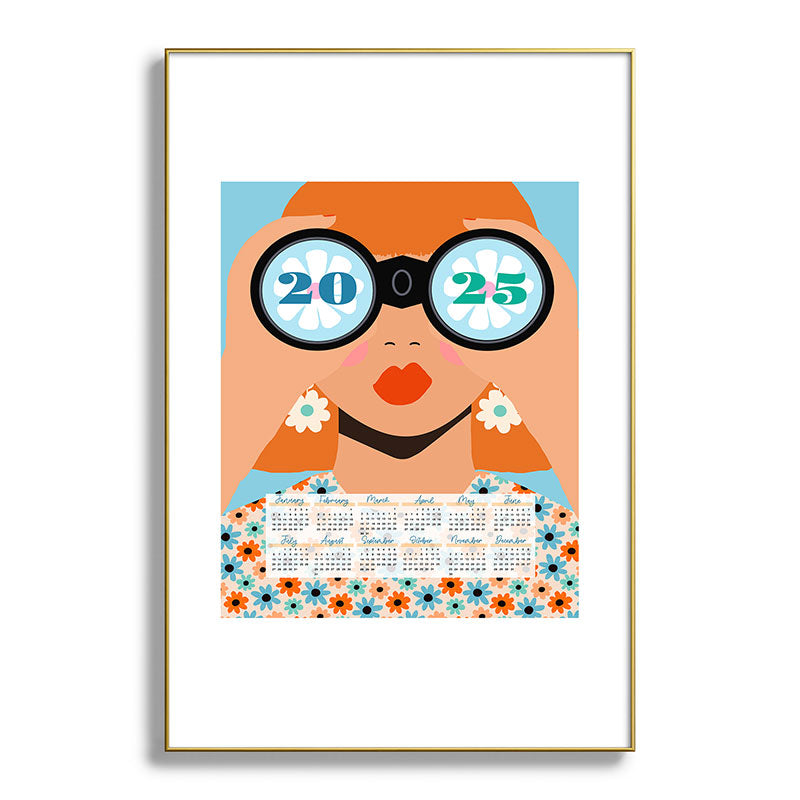 2025 Calendar - Seeking New Horizons Framed Art Print