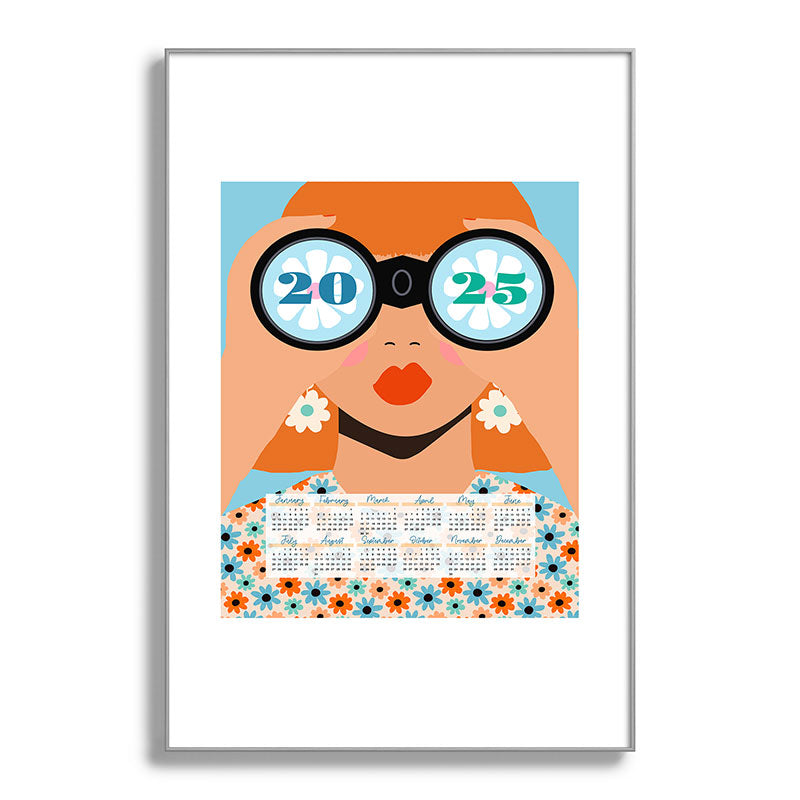 2025 Calendar - Seeking New Horizons Framed Art Print