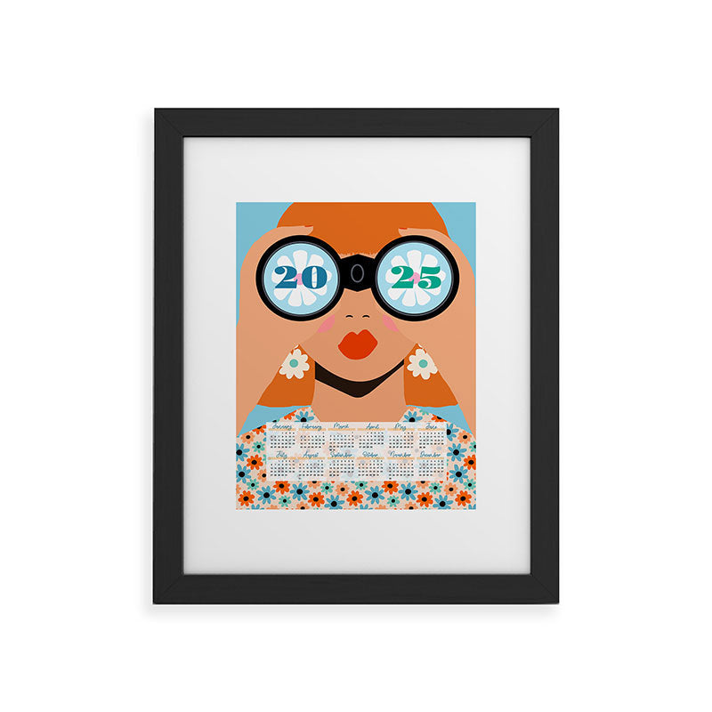 2025 Calendar - Seeking New Horizons Framed Art Print