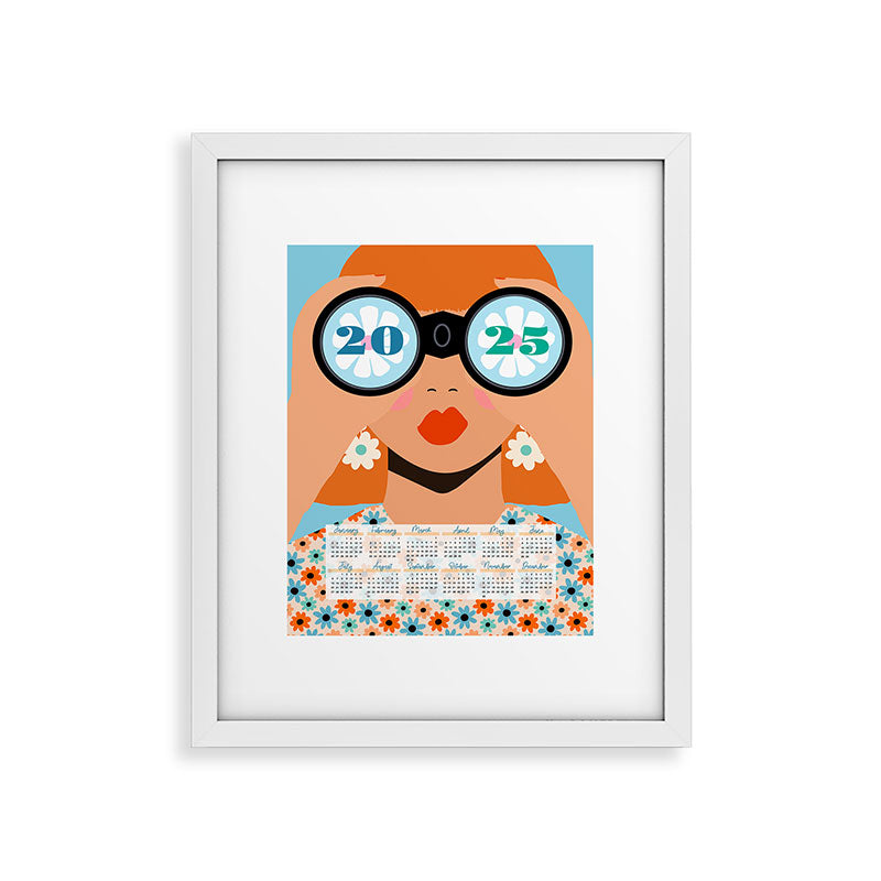 2025 Calendar - Seeking New Horizons Framed Art Print