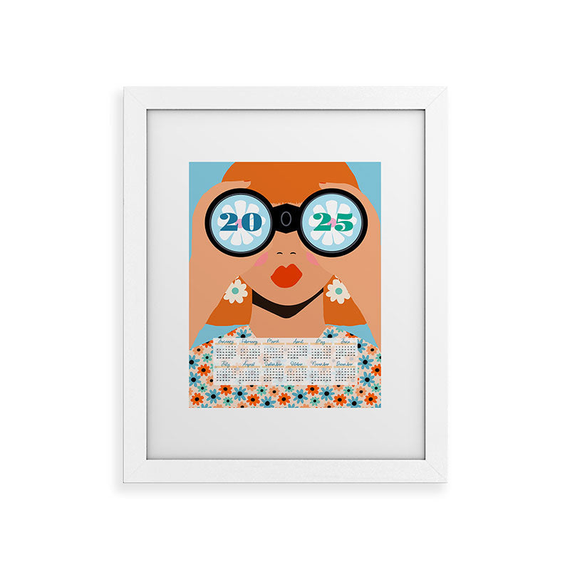 2025 Calendar - Seeking New Horizons Framed Art Print