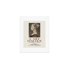 1935 French Art Exhibition Poster - Italian Art from Cimabue to Tiepolo Art Print