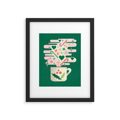 A Cup of Cheer - Warm Wishes Festive Holiday Mug Framed Art Print