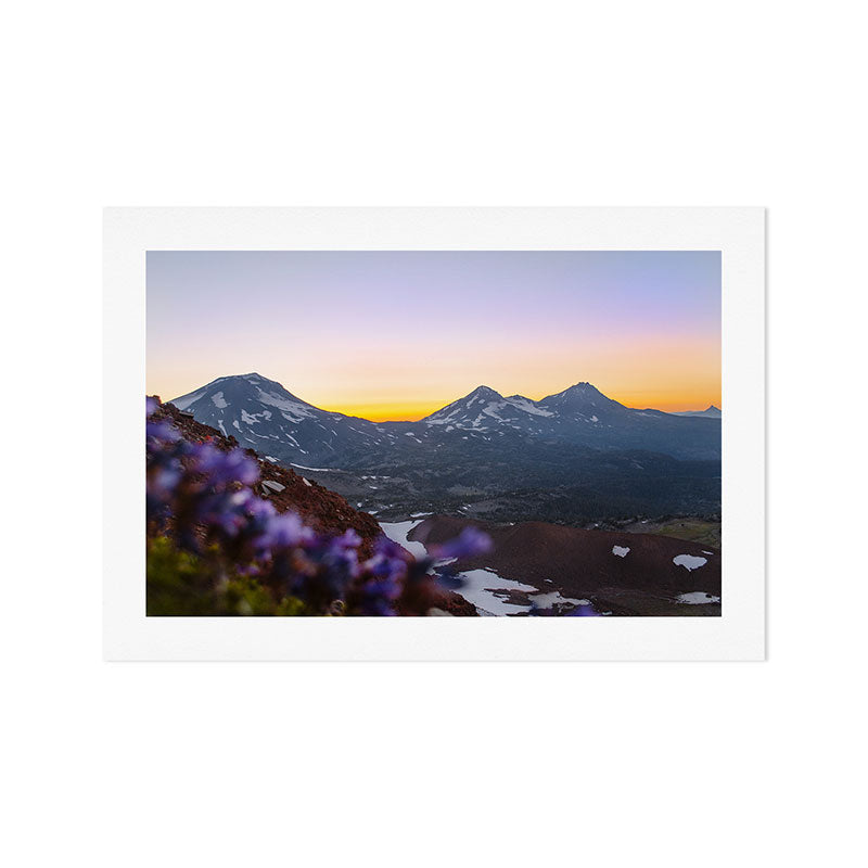 3 Sisters Sunset Art Print
