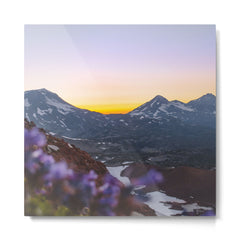 3 Sisters Sunset Metal Print