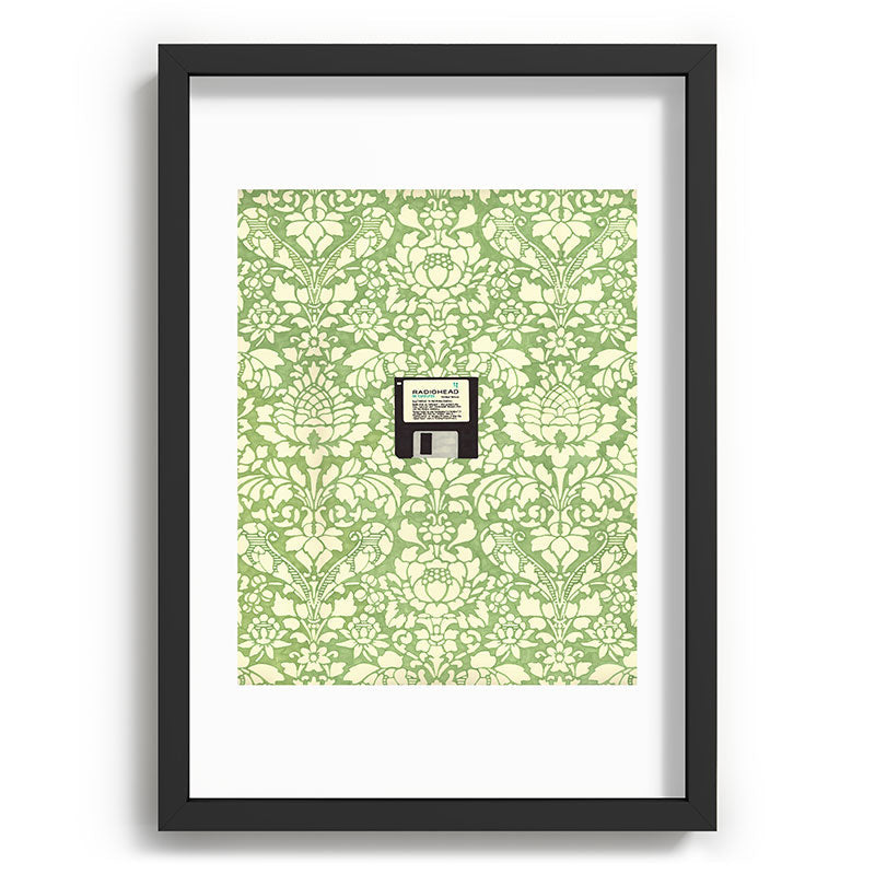 3 1/2 Inch Floppy Disk Framed Art Print