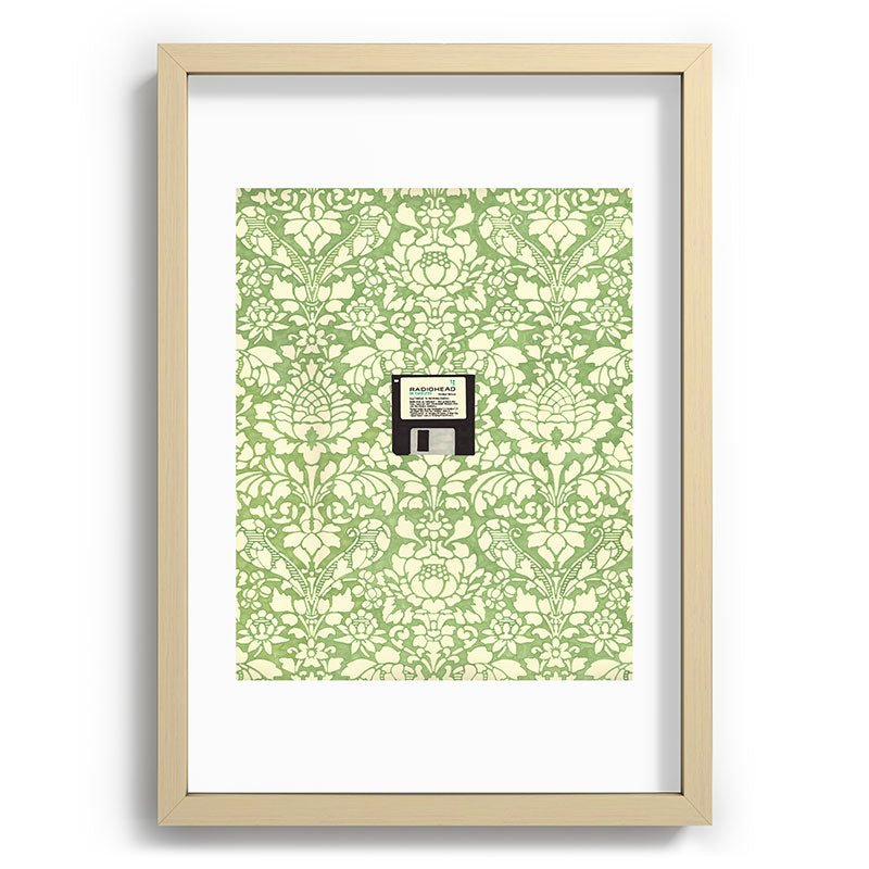 3 1/2 Inch Floppy Disk Framed Art Print