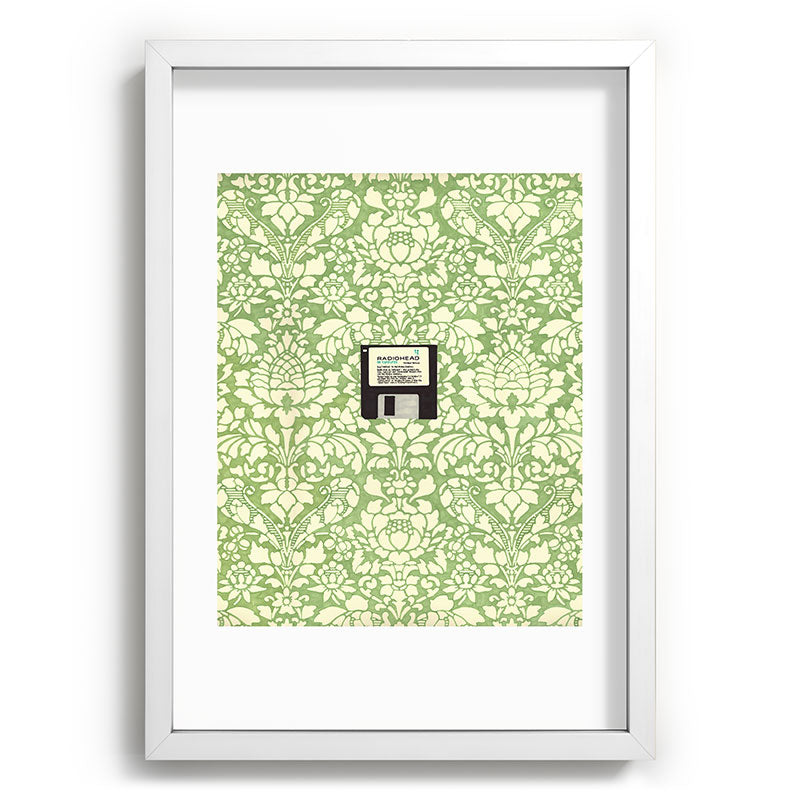 3 1/2 Inch Floppy Disk Framed Art Print
