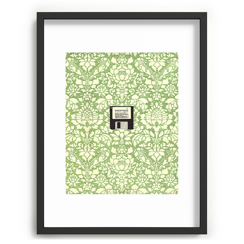 3 1/2 Inch Floppy Disk Framed Art Print