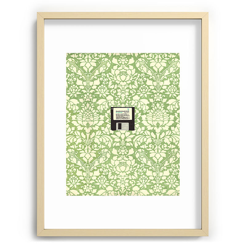 3 1/2 Inch Floppy Disk Framed Art Print