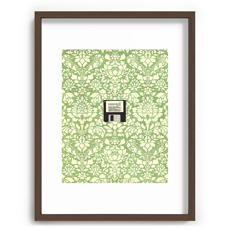 3 1/2 Inch Floppy Disk Framed Art Print