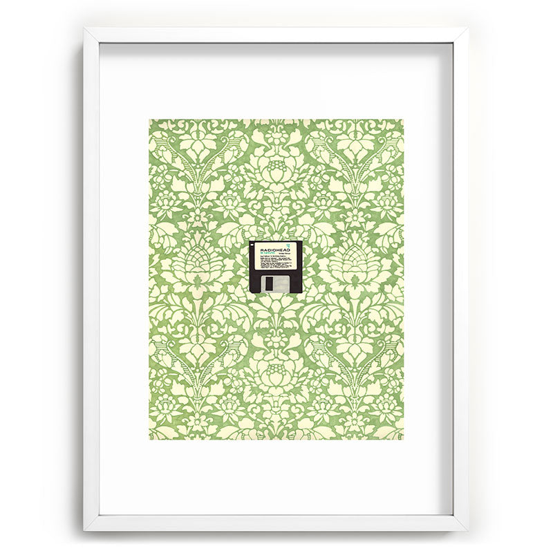 3 1/2 Inch Floppy Disk Framed Art Print