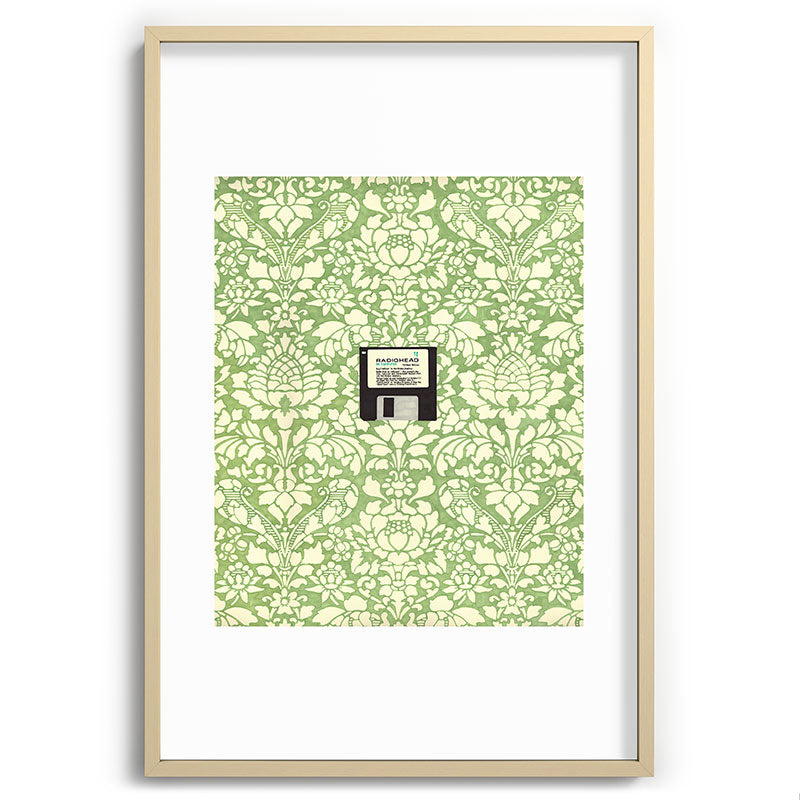 3 1/2 Inch Floppy Disk Framed Art Print