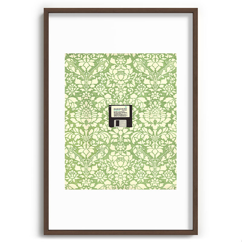 3 1/2 Inch Floppy Disk Framed Art Print