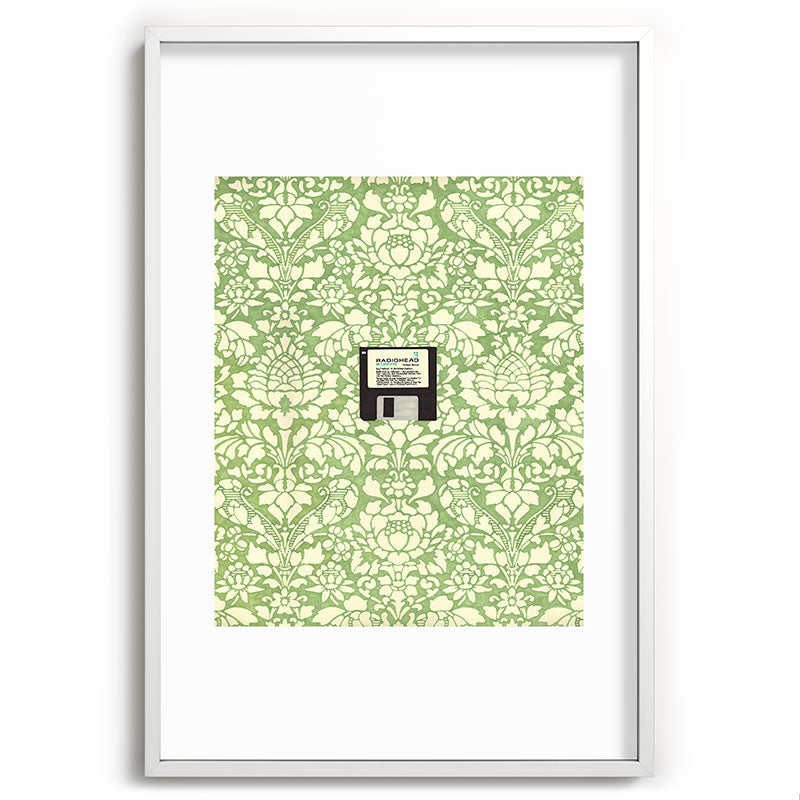 3 1/2 Inch Floppy Disk Framed Art Print