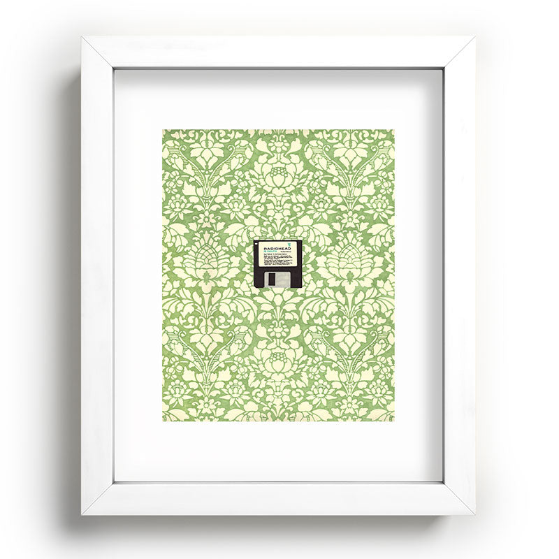 3 1/2 Inch Floppy Disk Framed Art Print