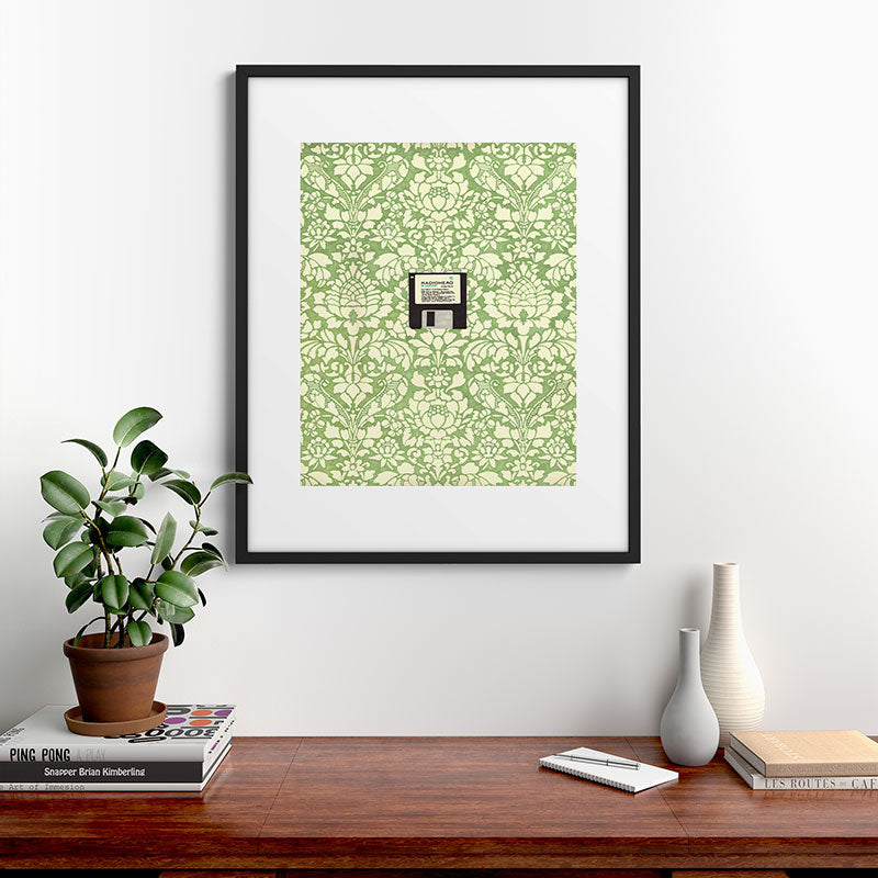 3 1/2 Inch Floppy Disk Framed Art Print