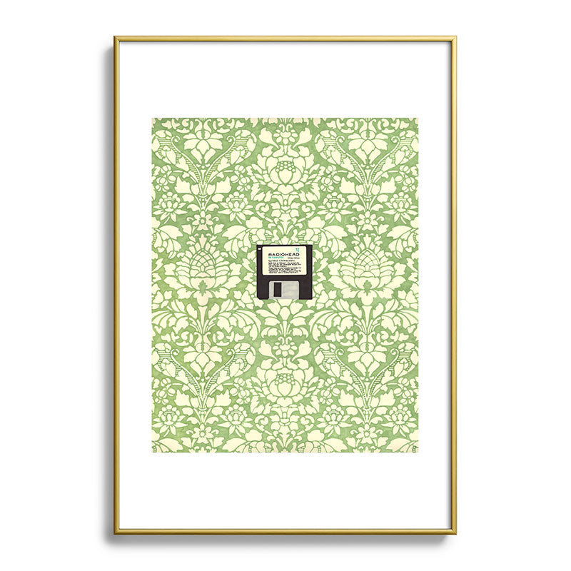 3 1/2 Inch Floppy Disk Framed Art Print