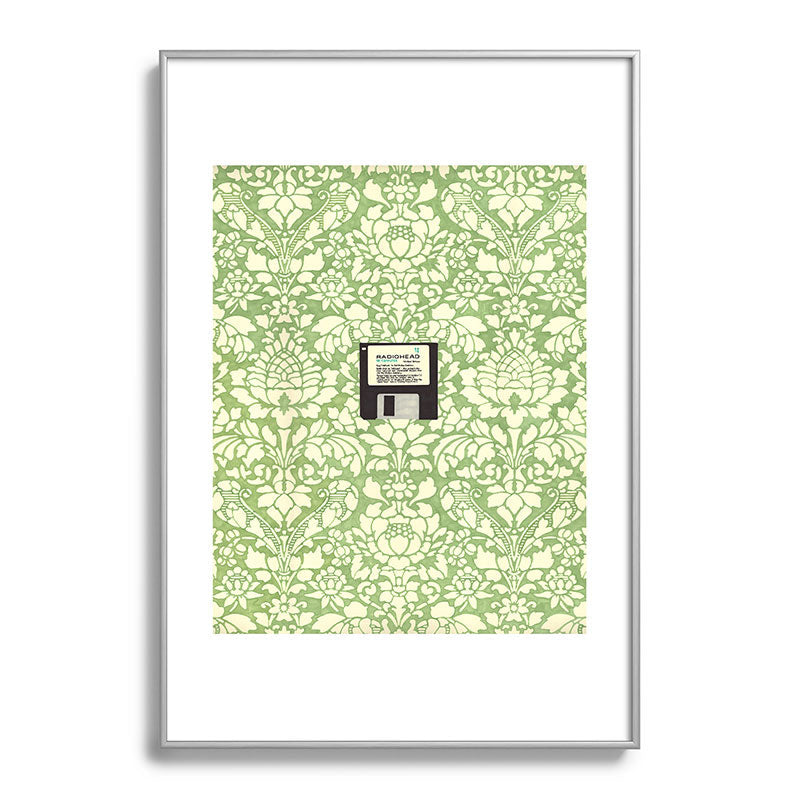 3 1/2 Inch Floppy Disk Framed Art Print