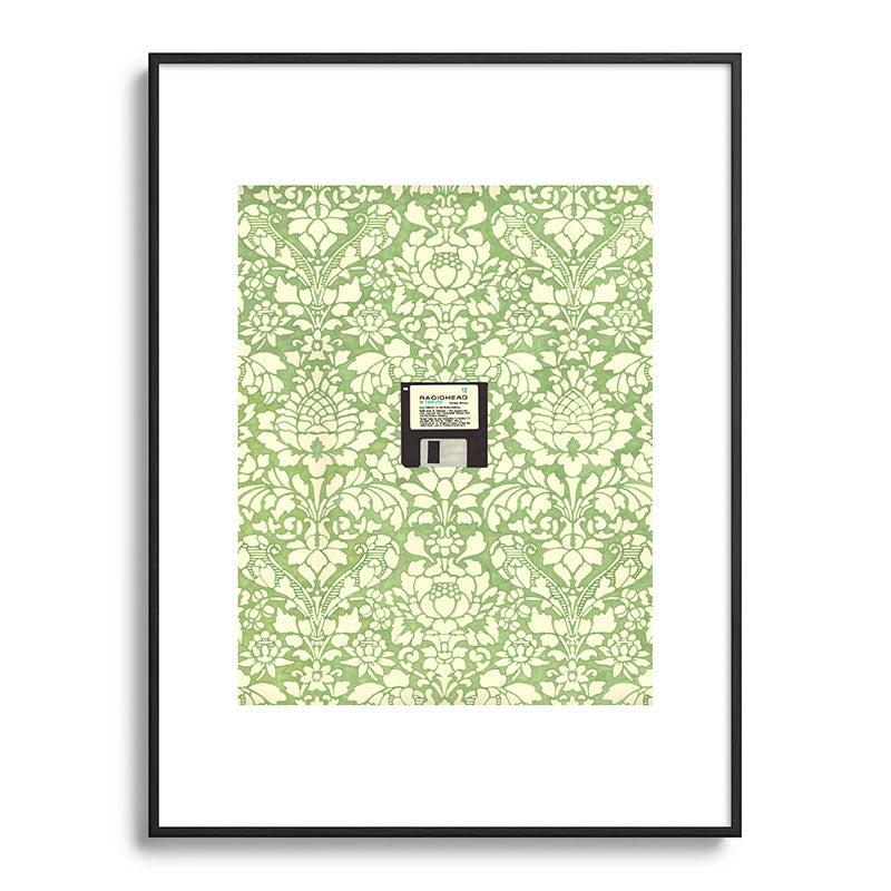 3 1/2 Inch Floppy Disk Framed Art Print