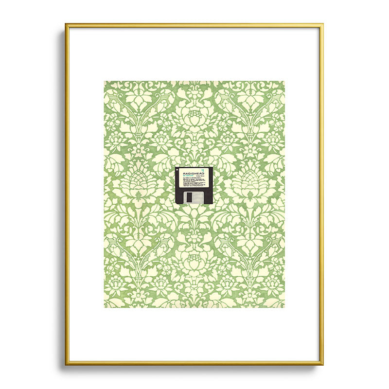 3 1/2 Inch Floppy Disk Framed Art Print