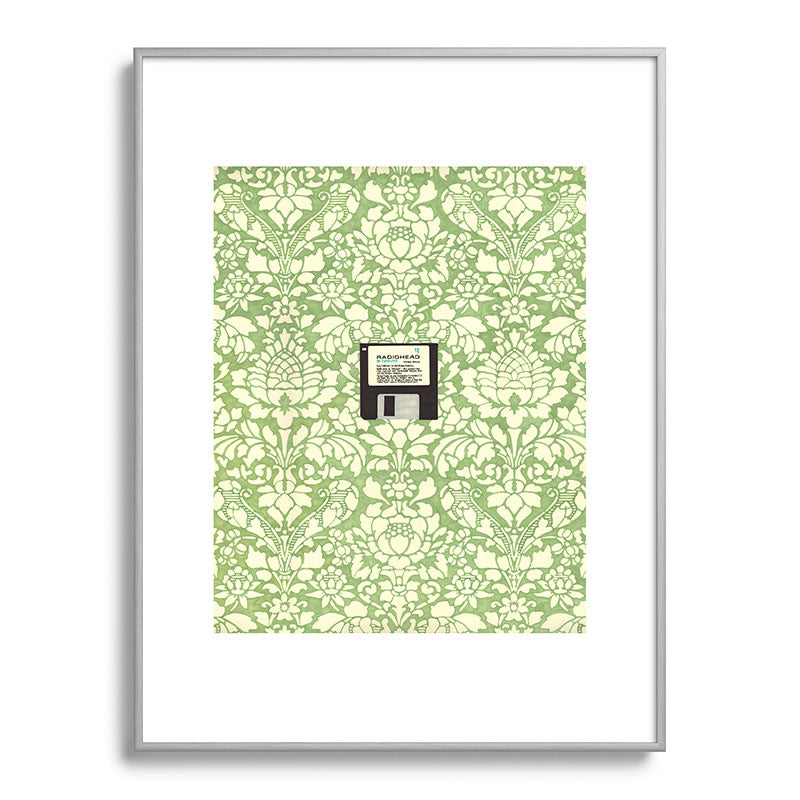 3 1/2 Inch Floppy Disk Framed Art Print