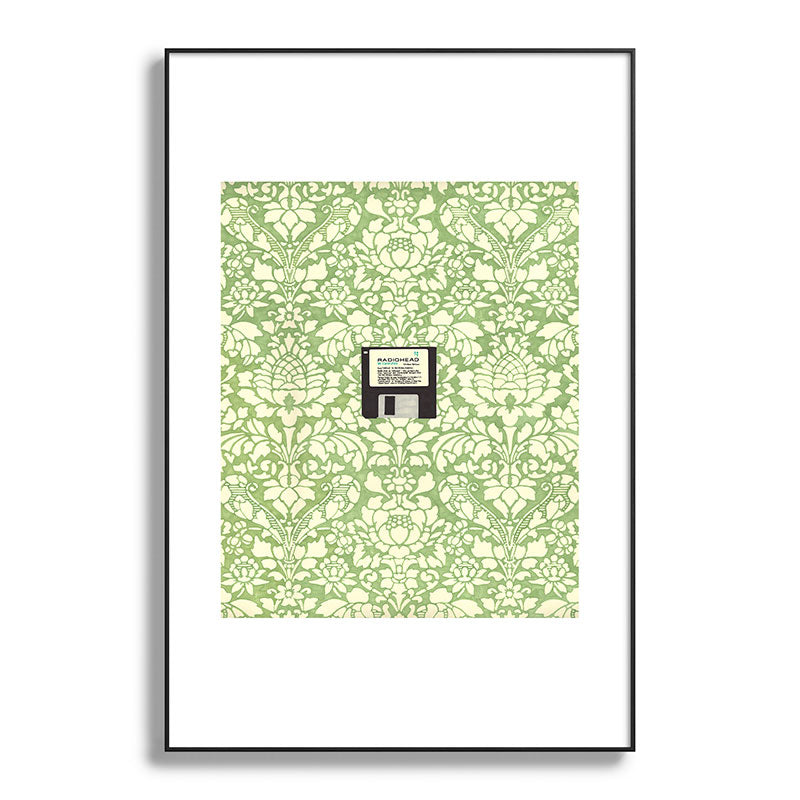 3 1/2 Inch Floppy Disk Framed Art Print