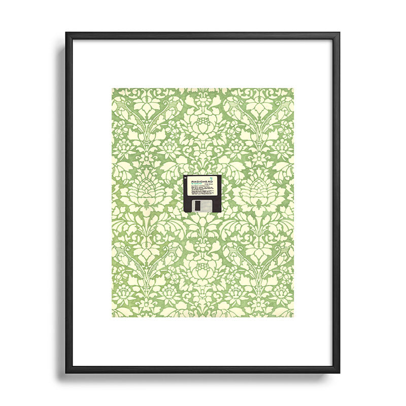 3 1/2 Inch Floppy Disk Framed Art Print