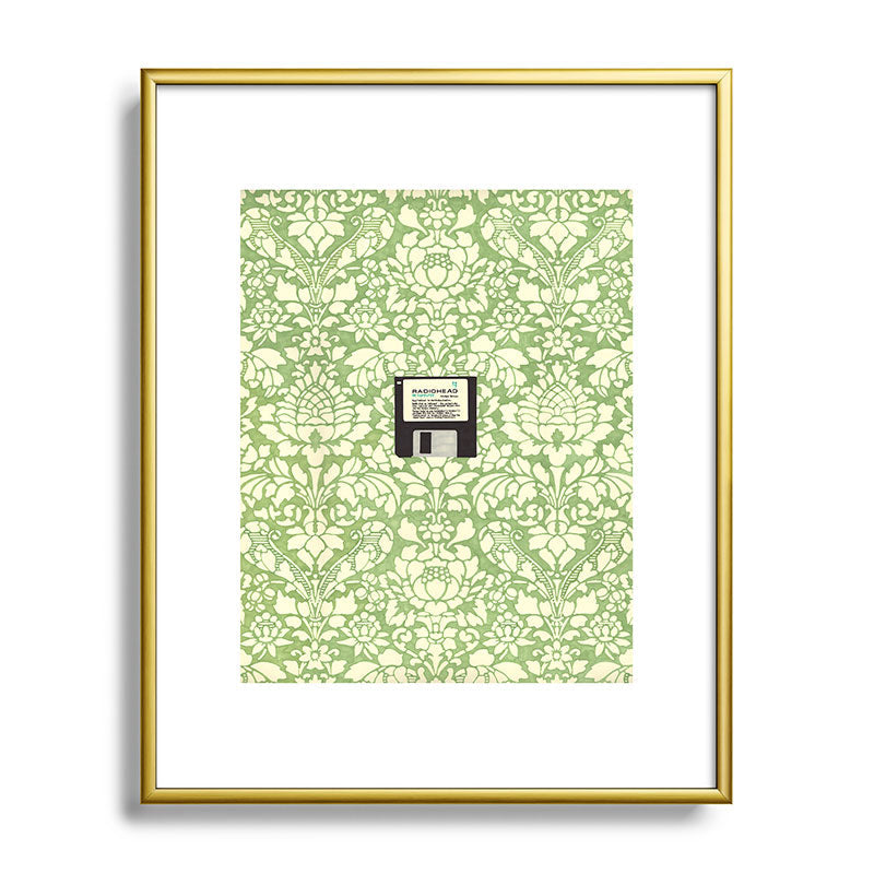 3 1/2 Inch Floppy Disk Framed Art Print