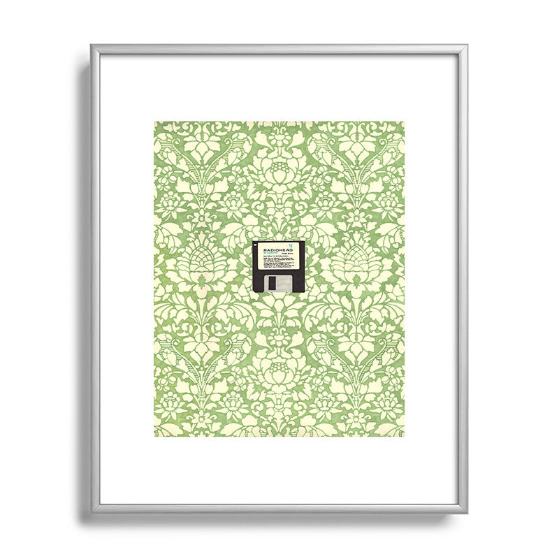 3 1/2 Inch Floppy Disk Framed Art Print