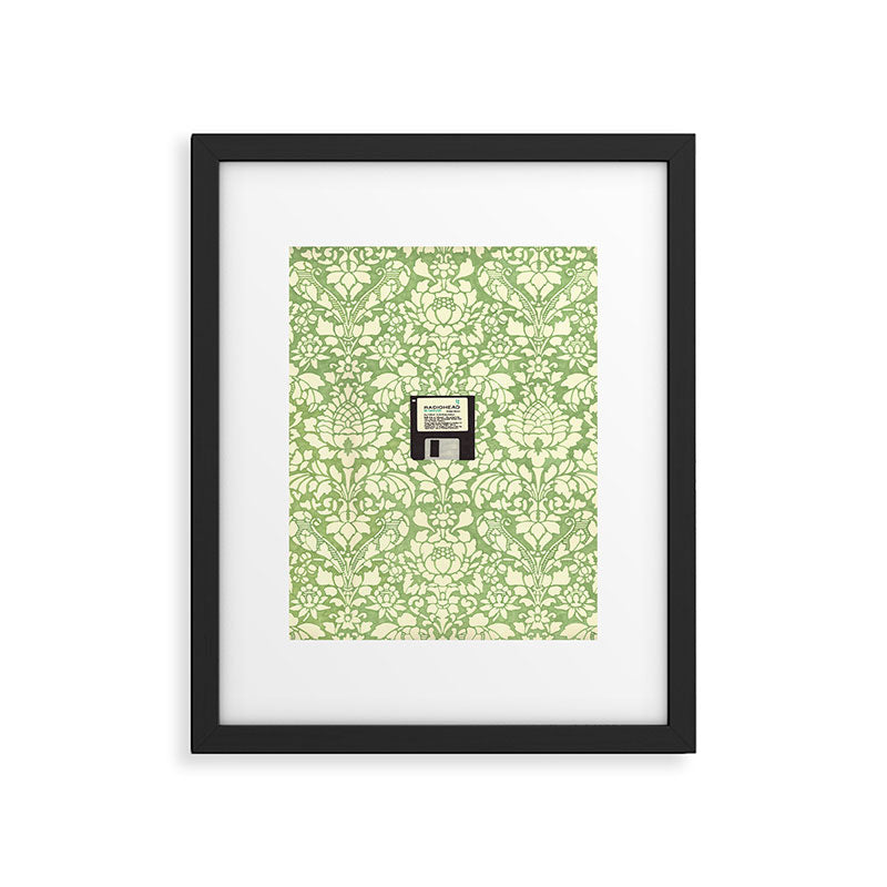 3 1/2 Inch Floppy Disk Framed Art Print