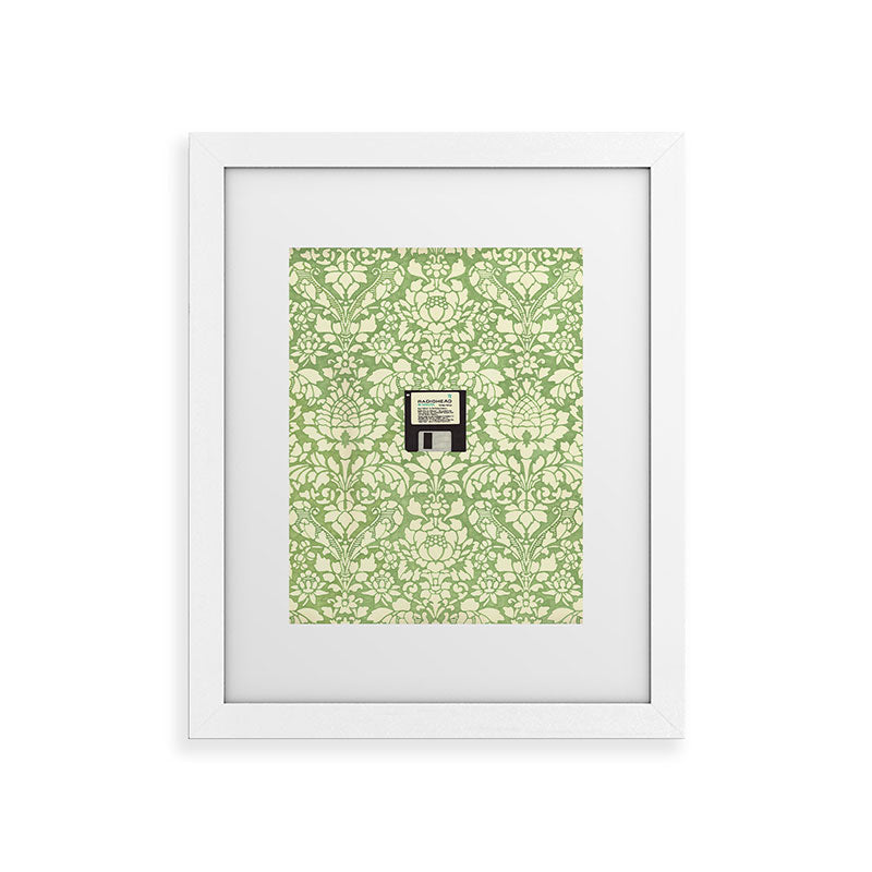 3 1/2 Inch Floppy Disk Framed Art Print
