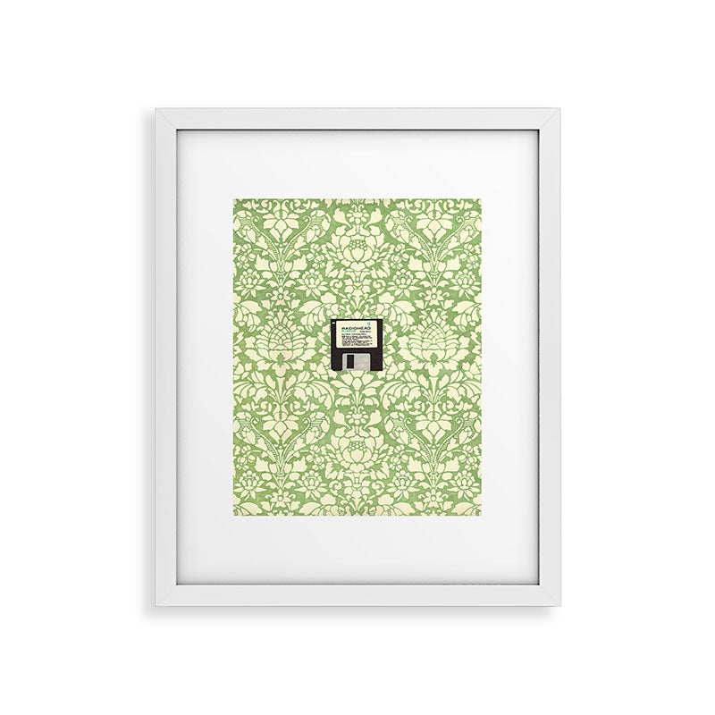 3 1/2 Inch Floppy Disk Framed Art Print