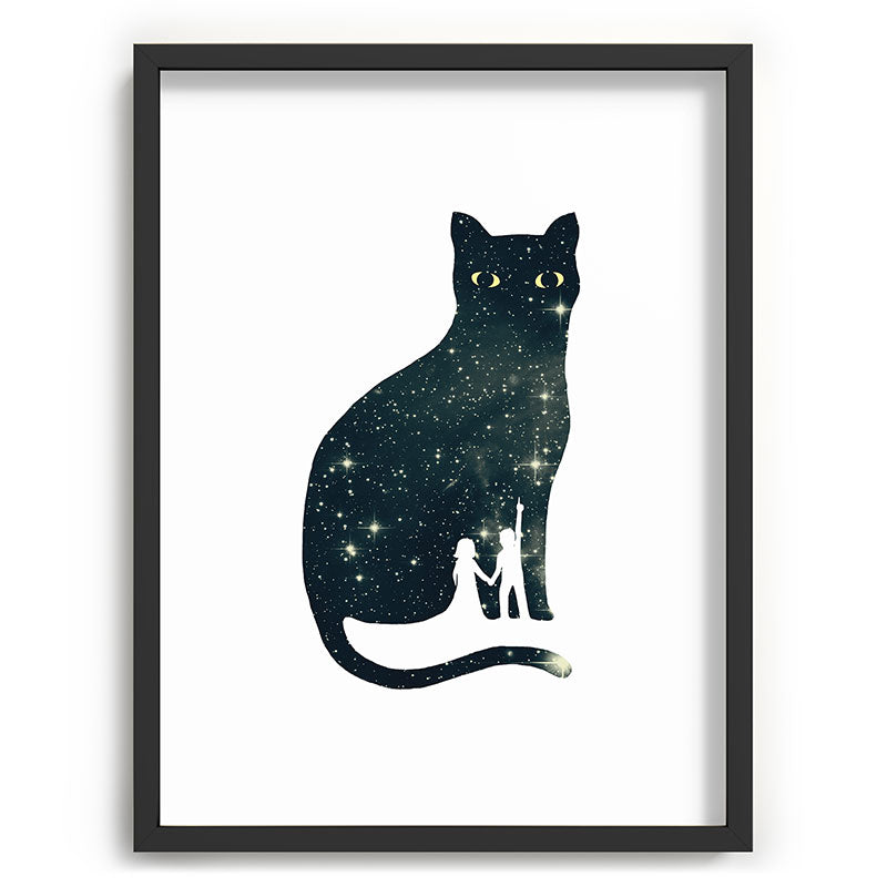 4 Moons Framed Art Print