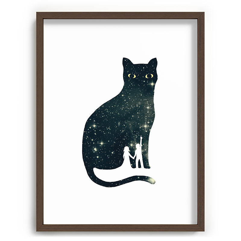 4 Moons Framed Art Print