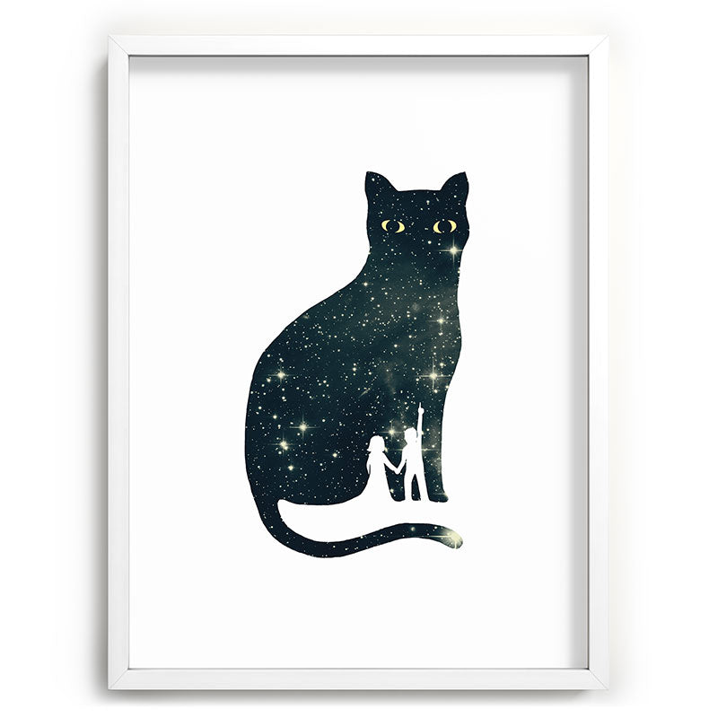 4 Moons Framed Art Print