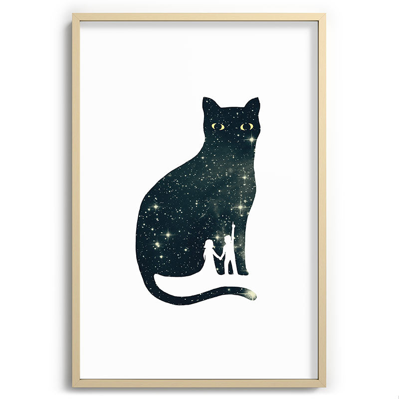 4 Moons Framed Art Print