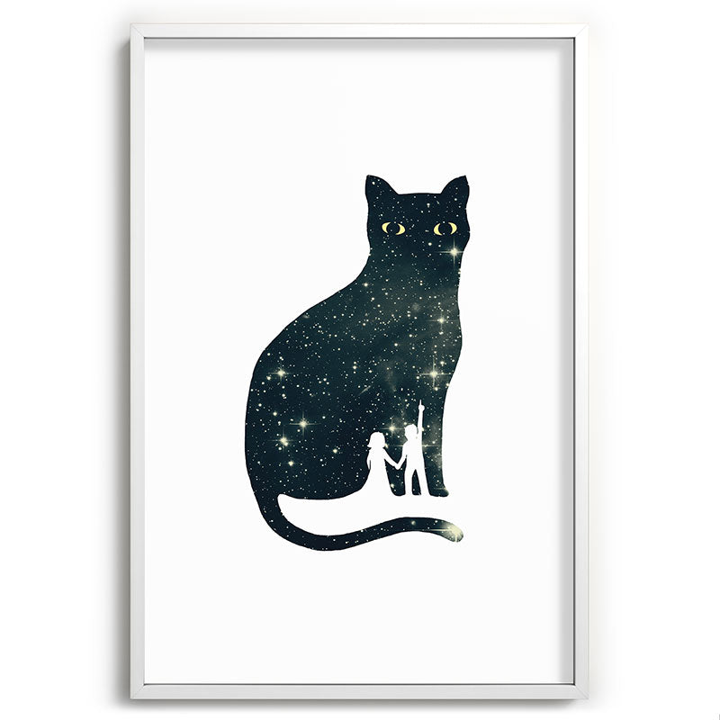 4 Moons Framed Art Print