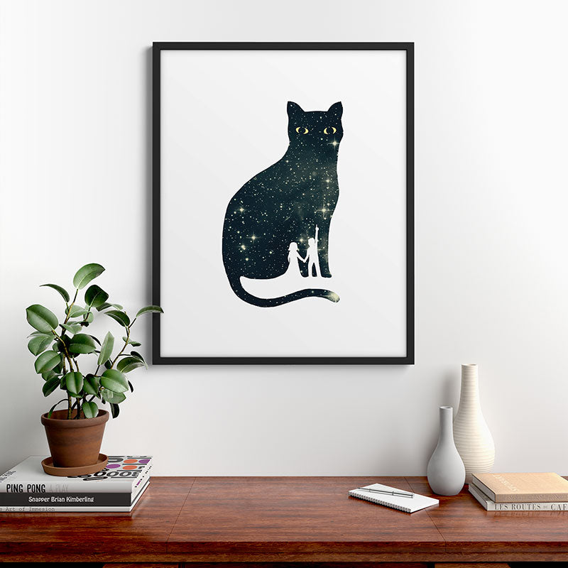 4 Moons Framed Art Print