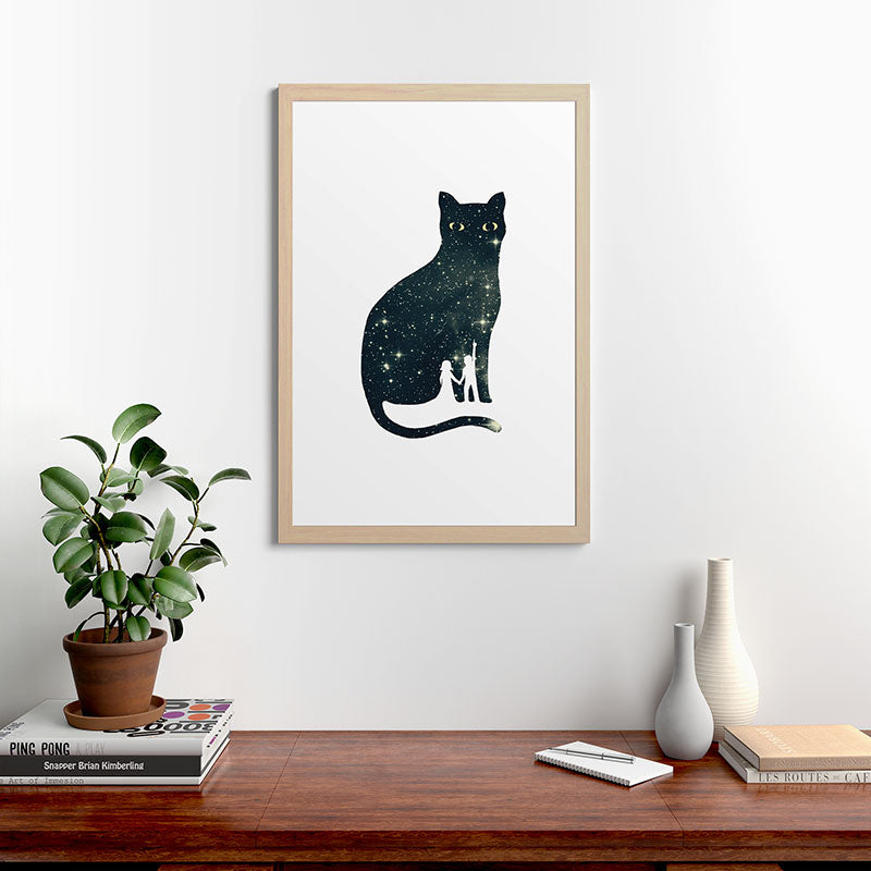 4 Moons Framed Art Print