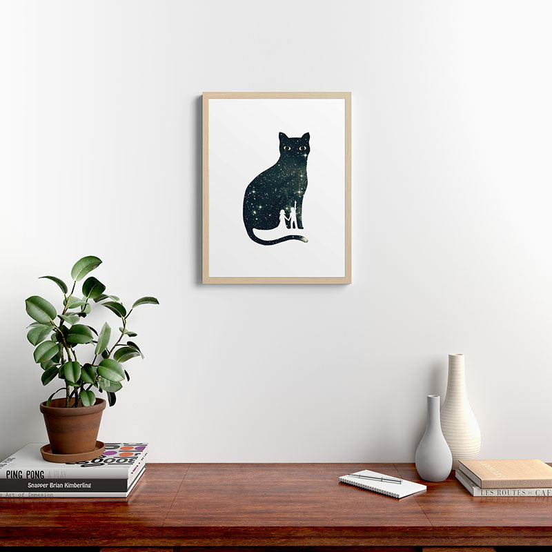 4 Moons Framed Art Print