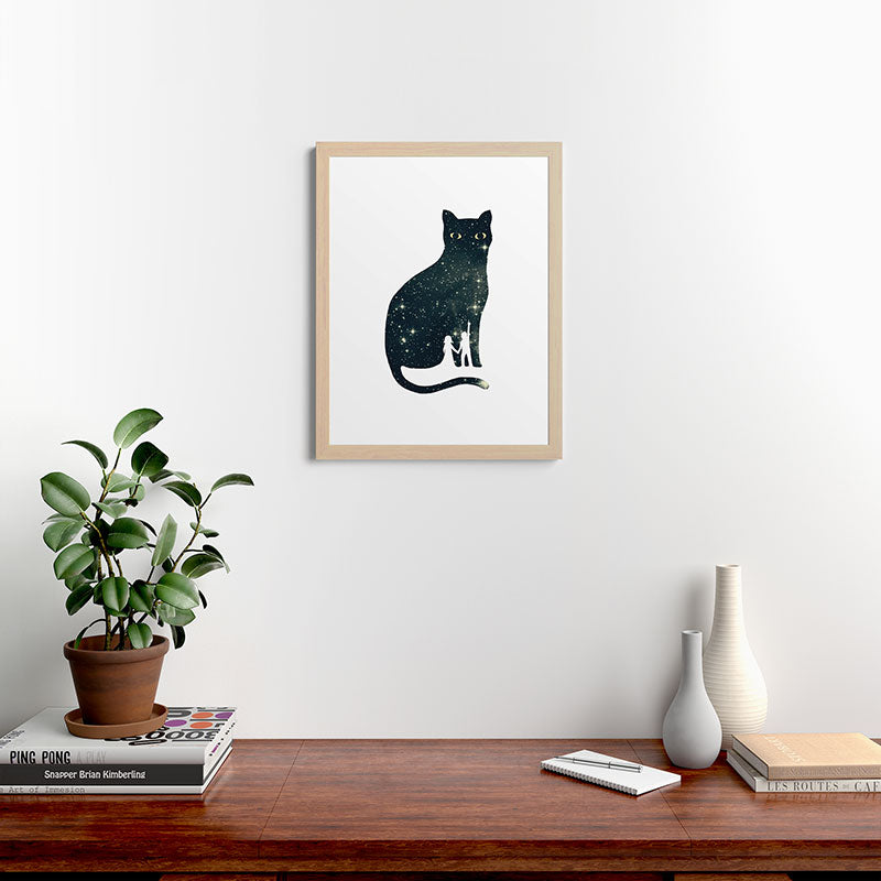 4 Moons Framed Art Print