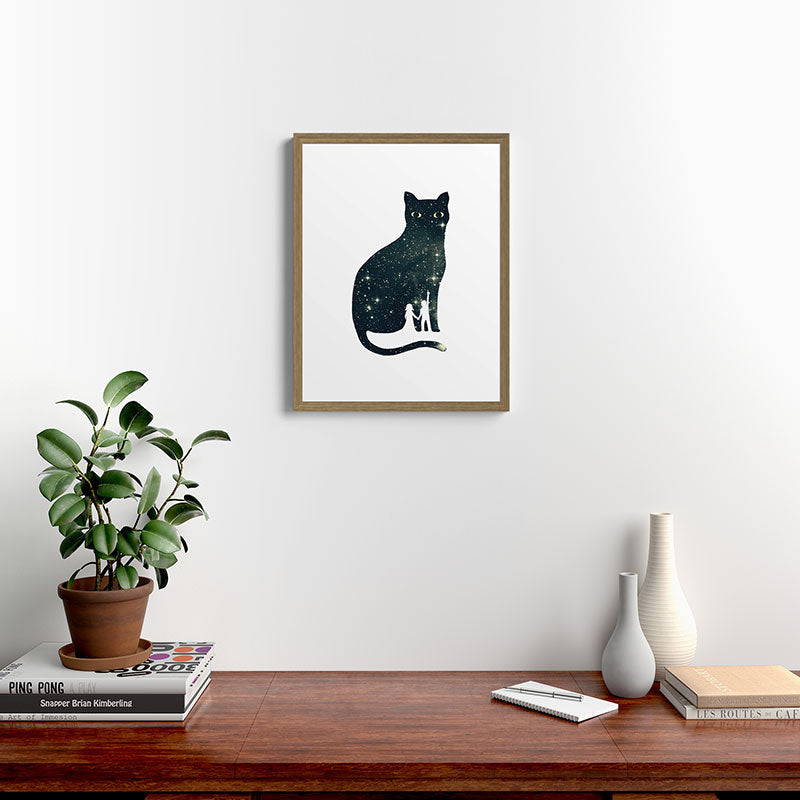 4 Moons Framed Art Print