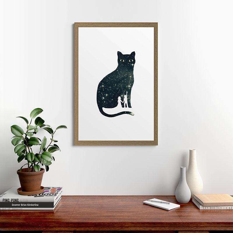 4 Moons Framed Art Print