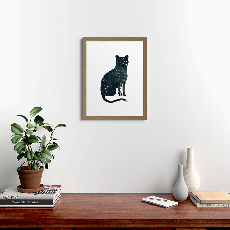 4 Moons Framed Art Print