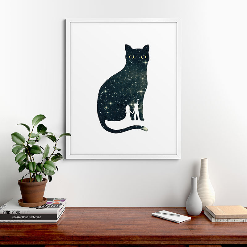4 Moons Framed Art Print