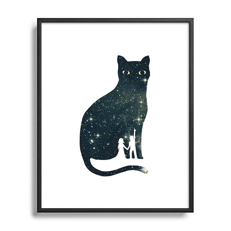 4 Moons Framed Art Print
