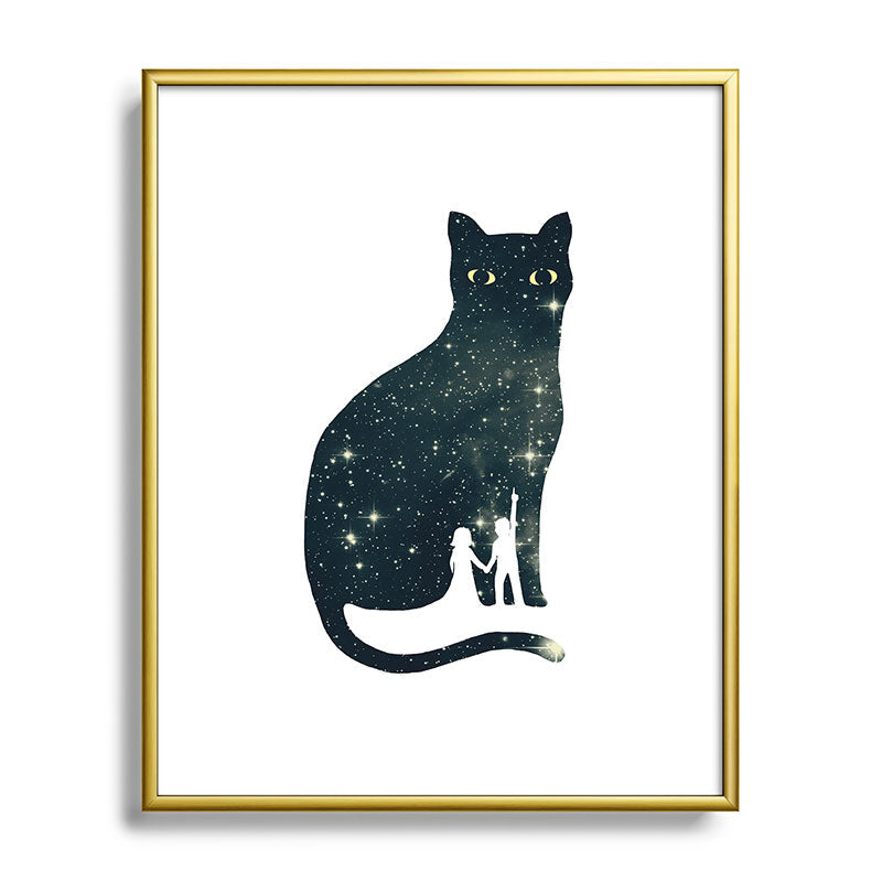 4 Moons Framed Art Print