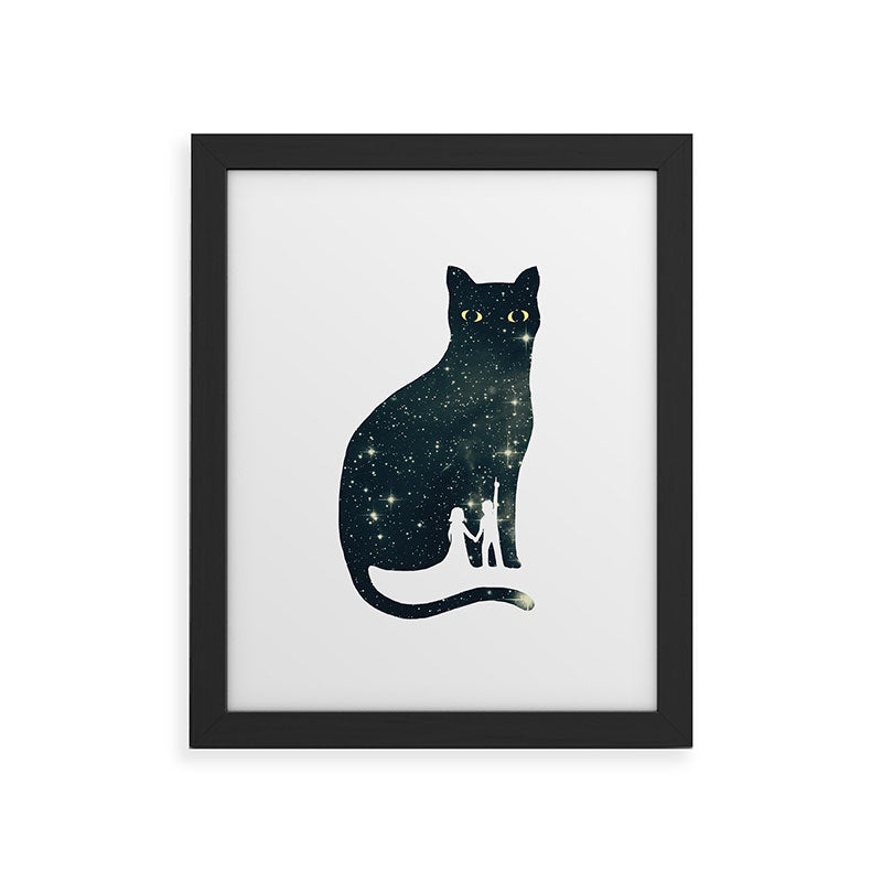4 Moons Framed Art Print