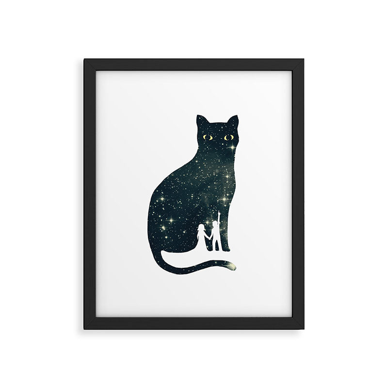 4 Moons Framed Art Print